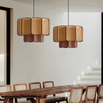 Soltera Handwoven Rattan Swag Pendant Light for Dining and Living Spaces