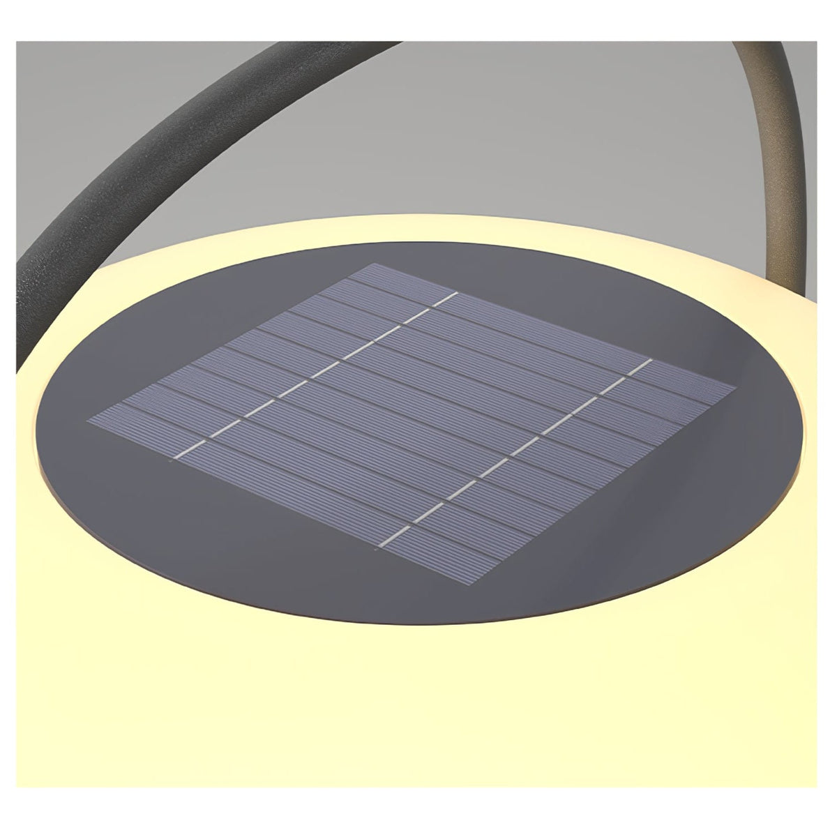 Soluna Pod Solar-Powered Outdoor Lantern with Ambient LED Glow