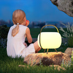 Soluna Pod Solar-Powered Outdoor Lantern with Ambient LED Glow