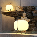 Soluna Pod Solar-Powered Outdoor Lantern with Ambient LED Glow