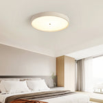 Solvara Disc Travertine Ceiling Light in Yellow Stone