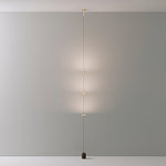 Soreluna LED Linear Pendant Light with Marble Counterweight