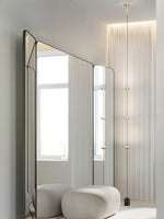 Soreluna LED Linear Pendant Light with Marble Counterweight