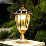Soren Solar Lantern – Modern Outdoor Post Light in Black or Bronze