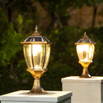 Soren Solar Lantern – Modern Outdoor Post Light in Black or Bronze