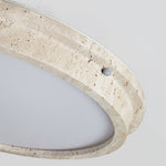 Soren Travertine Ceiling Light – Modern Flush Mount LED Lamp