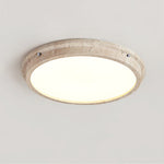 Soren Travertine Ceiling Light – Modern Flush Mount LED Lamp