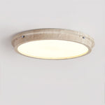 Soren Travertine Ceiling Light – Modern Flush Mount LED Lamp