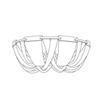 Tassel Aluminum Chain Ceiling Light