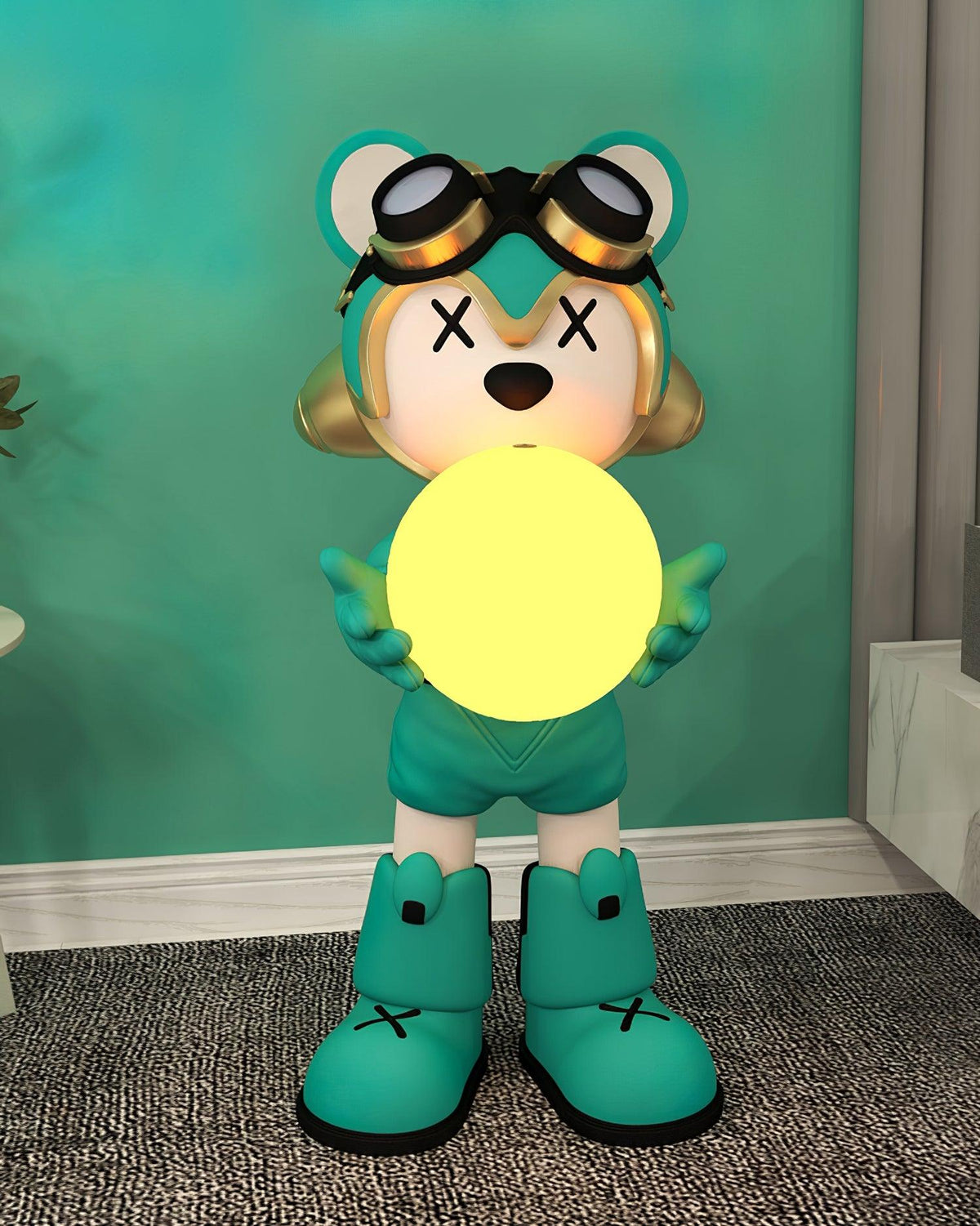 Space Bear Built In Battery Floor Lamp