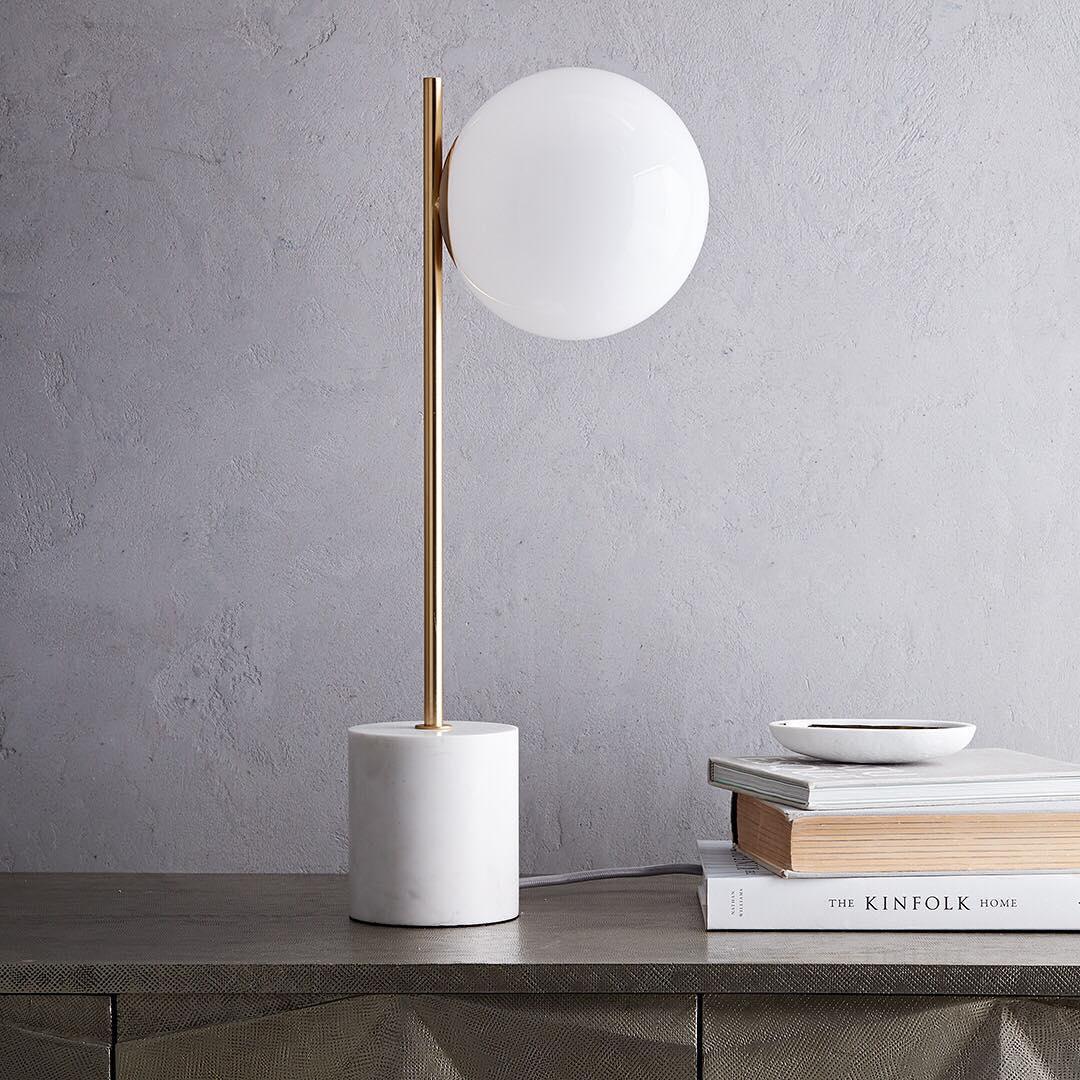 Sphere Stem Table Lamp