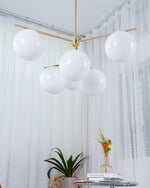 Sphere Stem Chandelier