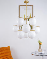 Sphere Stem Chandelier