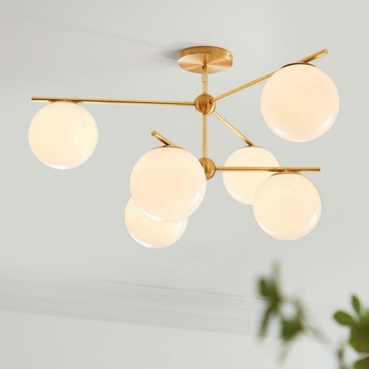 Sphere Stem Chandelier