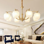 Spherical Brass Chandelier