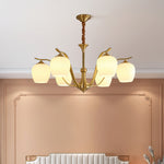 Spherical Brass Chandelier