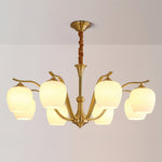 Spherical Brass Chandelier