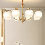 Spherical Brass Chandelier