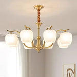 Spherical Brass Chandelier