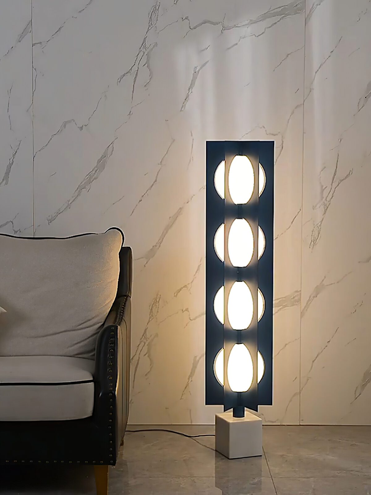 Spherical Geometric Table Lamp