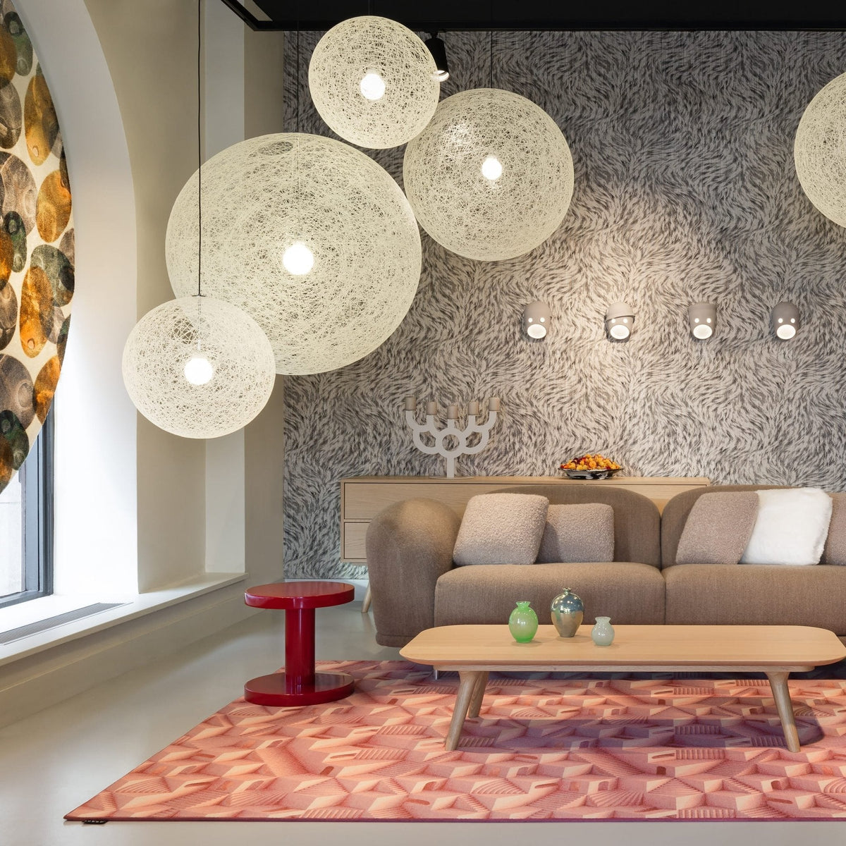 Artisan Woven Sphere Pendant Light for Modern Interiors