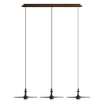 Spindle Disc Wood Pendant Light – Modern Minimalist Ceiling Lamp