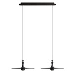 Spindle Disc Wood Pendant Light – Modern Minimalist Ceiling Lamp
