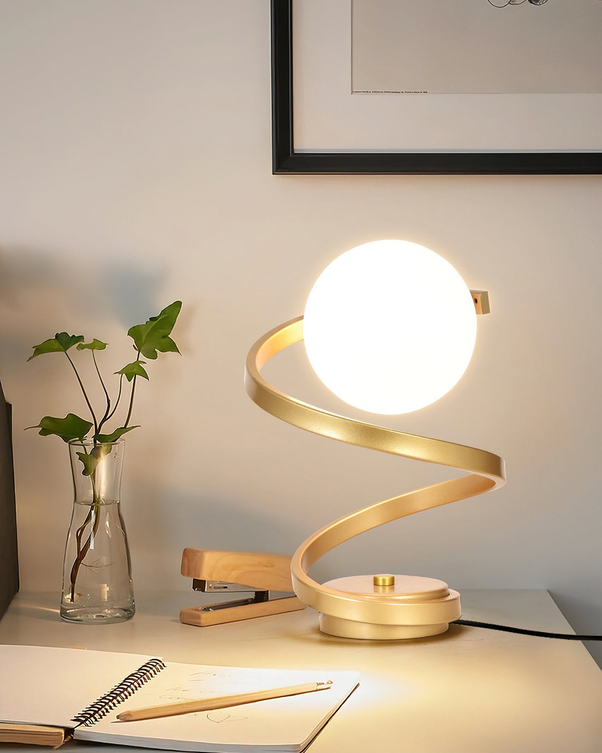 Spiral Table Lamp