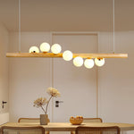 Spiral Glass Ball Chandelier