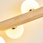 Spiral Glass Ball Chandelier