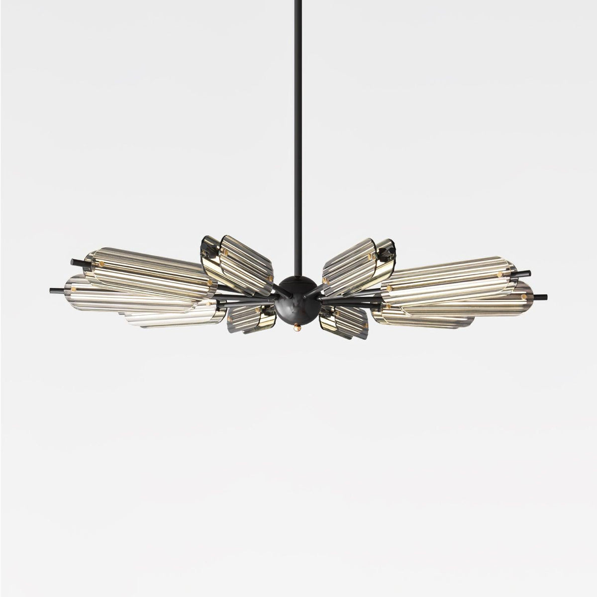 Sputnik Brass Chandelier