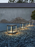 Solar Square Frame Post Light – Modern Waterproof LED Garden Lamp