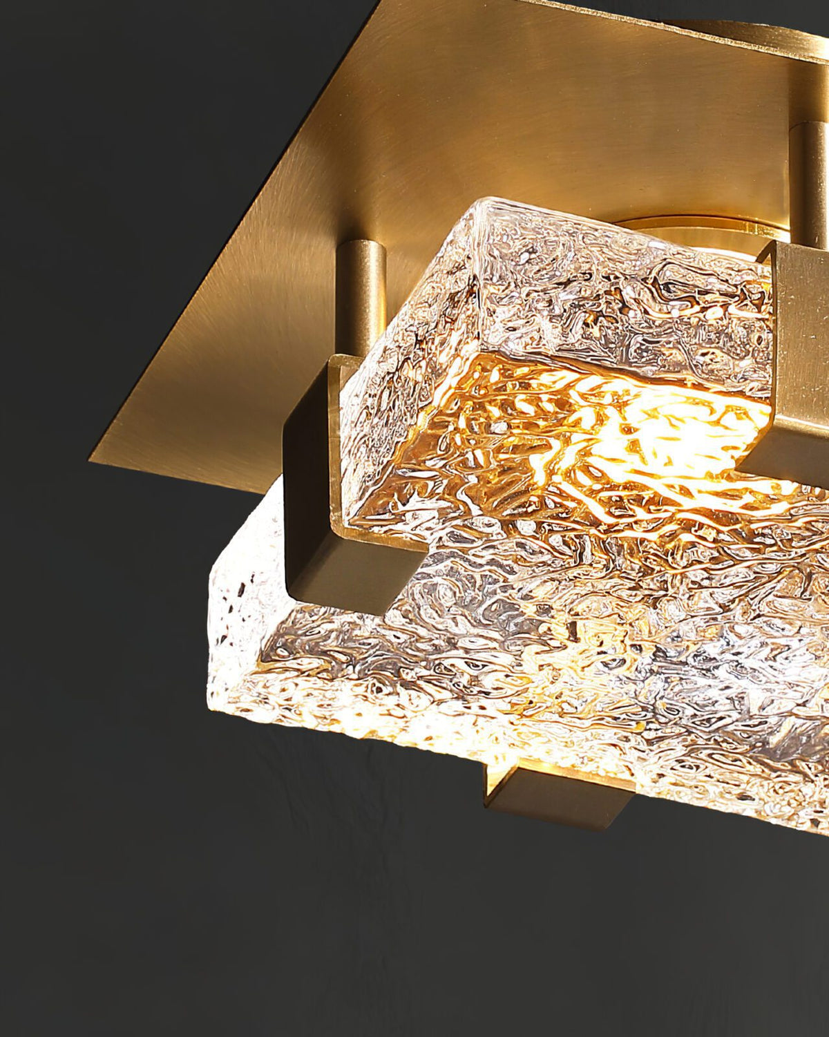 Square Ice Cube Ceiling Lamp