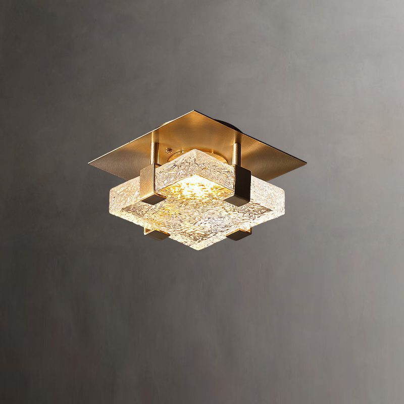 Square Ice Cube Ceiling Lamp