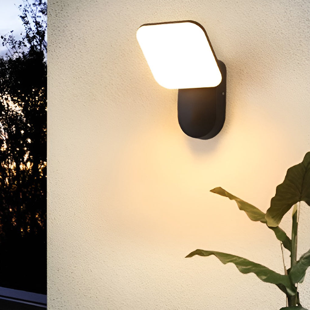 Square Led 12W Waterproof Modern Outdoor Wall Lamp