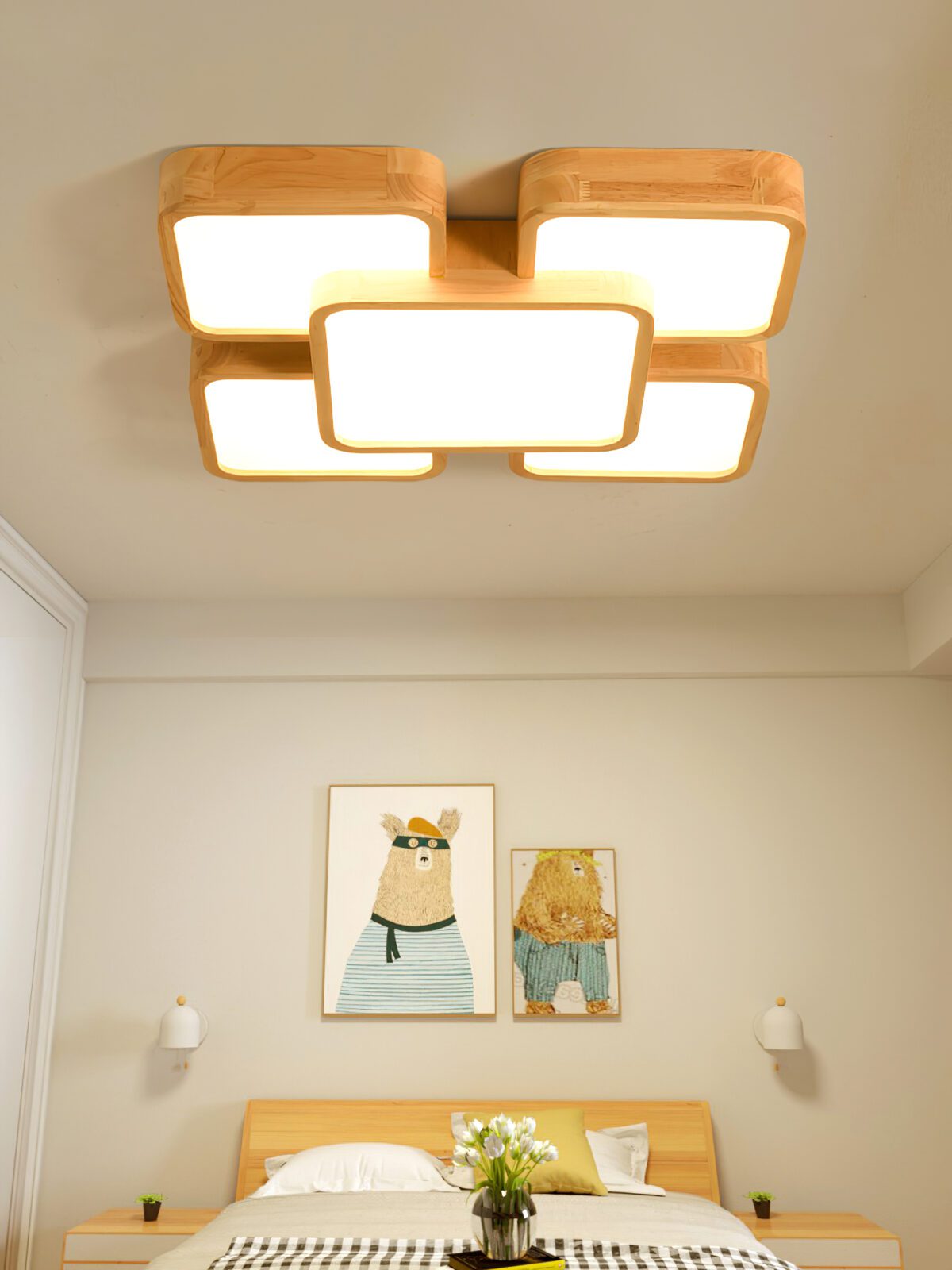 Square Splicing Ceiling Lamp