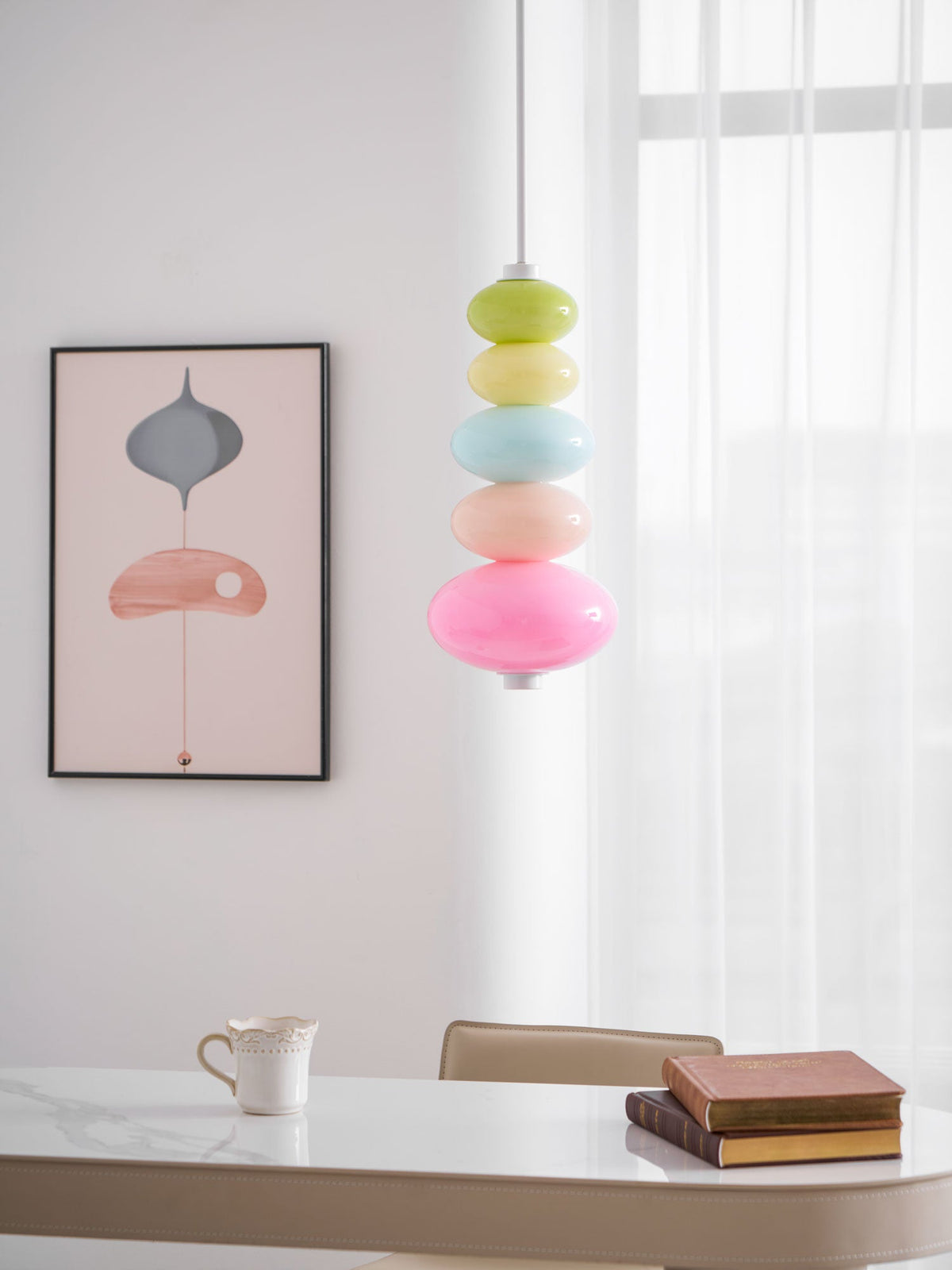Stack Candy Pendant Light – Modern Glass Sphere Chandelier for Dining & Living Areas