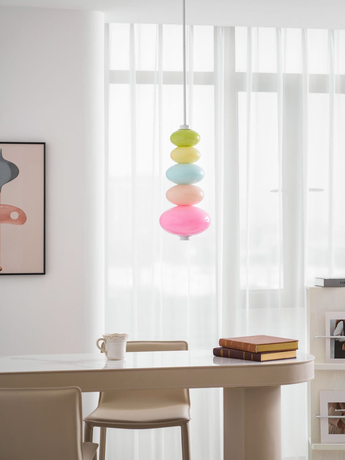 Stack Candy Pendant Light – Modern Glass Sphere Chandelier for Dining & Living Areas