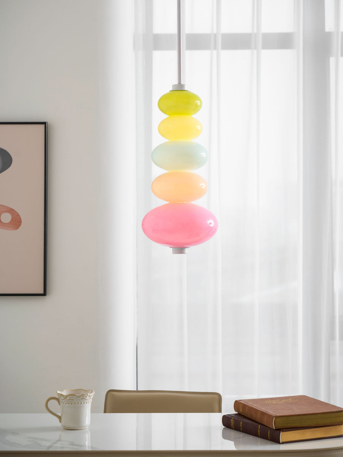 Stack Candy Pendant Light – Modern Glass Sphere Chandelier for Dining & Living Areas