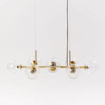 Staggered Glass Chandelier
