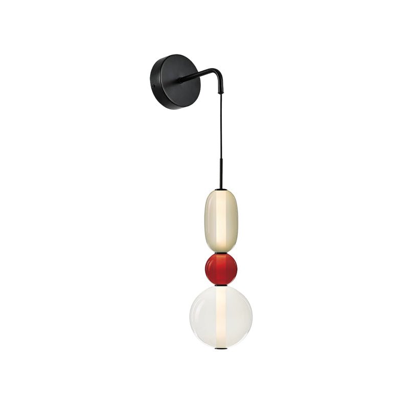 Candied Glass Wall Sconce – Hand-Blown Art Glass LED Wall Light