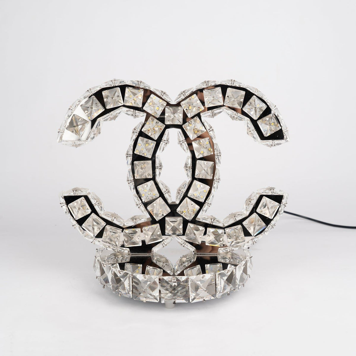 Stainless steel Crystal Table Lamp
