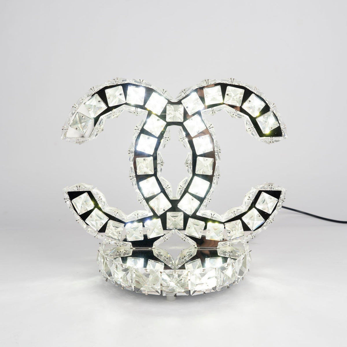 Stainless steel Crystal Table Lamp