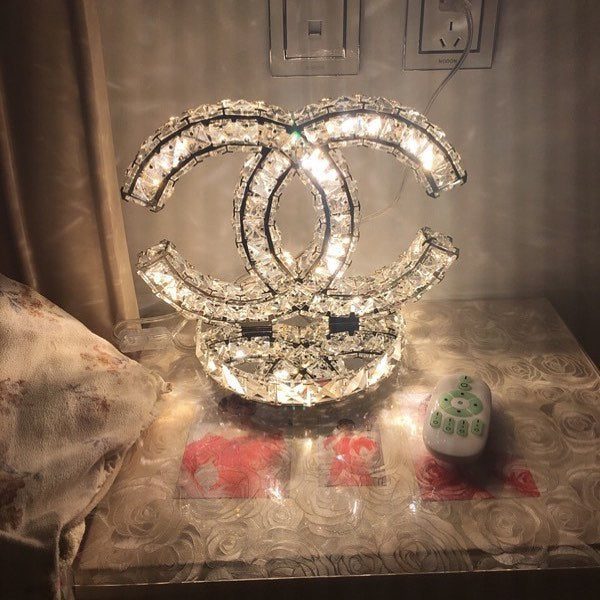 Stainless steel Crystal Table Lamp