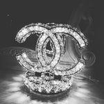 Stainless steel Crystal Table Lamp
