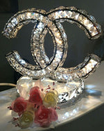 Stainless steel Crystal Table Lamp