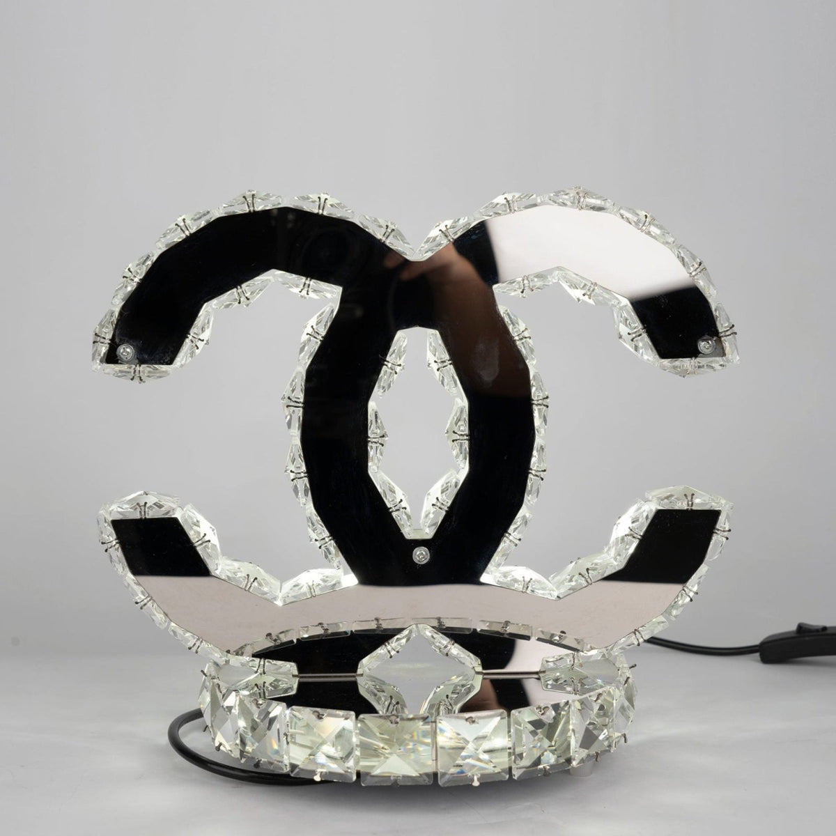 Stainless steel Crystal Table Lamp