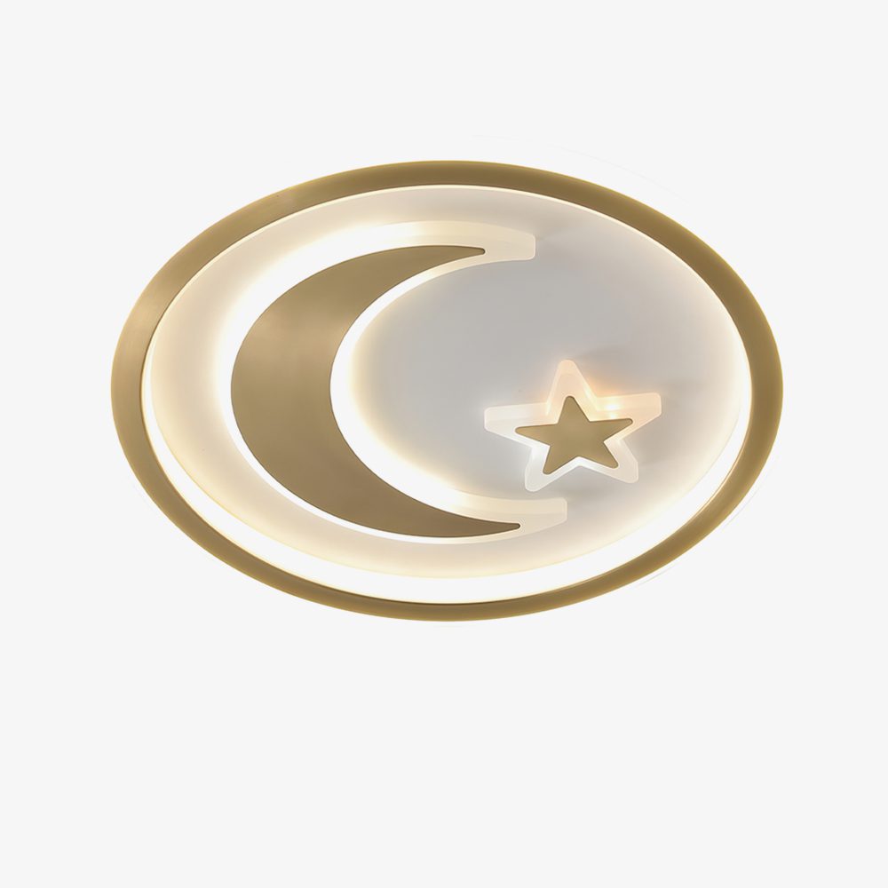Star And Moon Ceiling Lamp