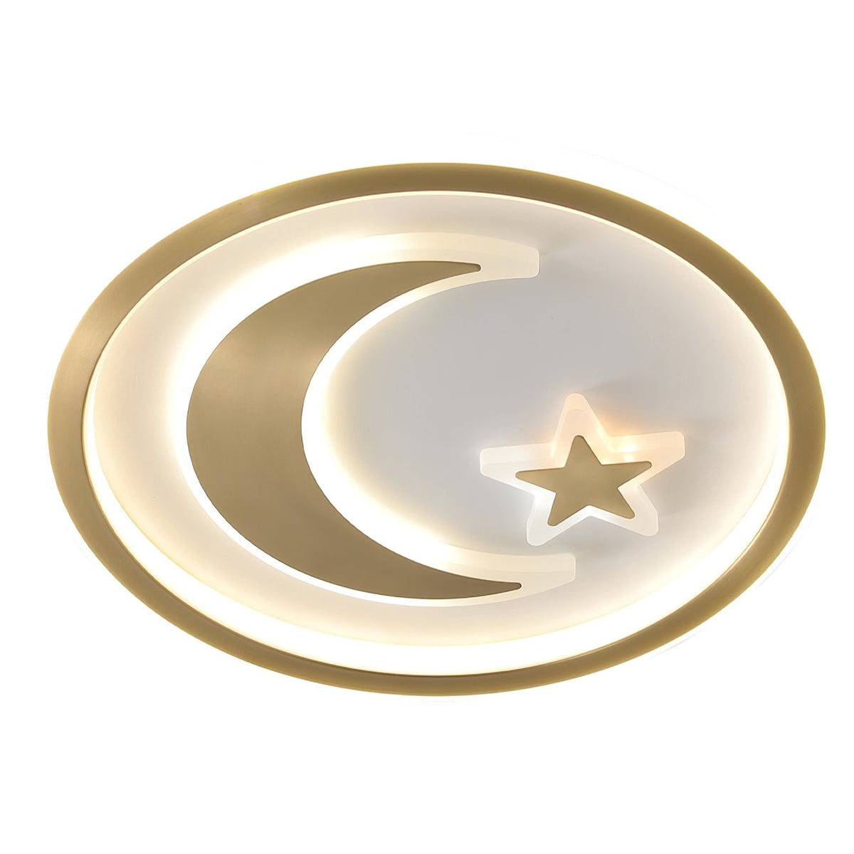 Star And Moon Ceiling Lamp