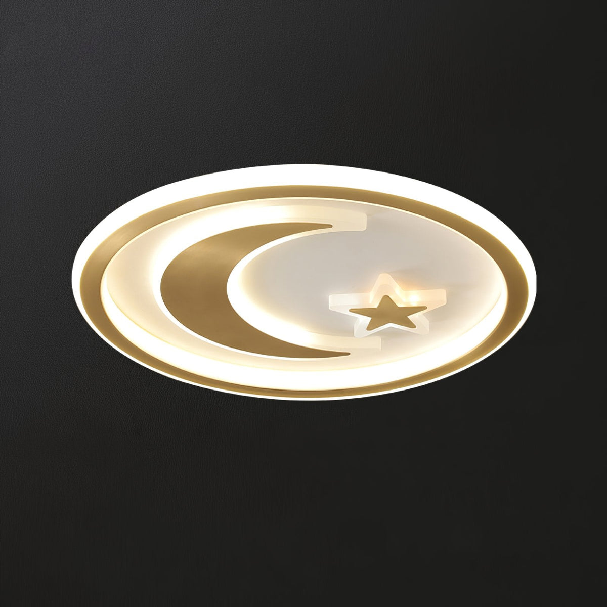 Star And Moon Ceiling Lamp